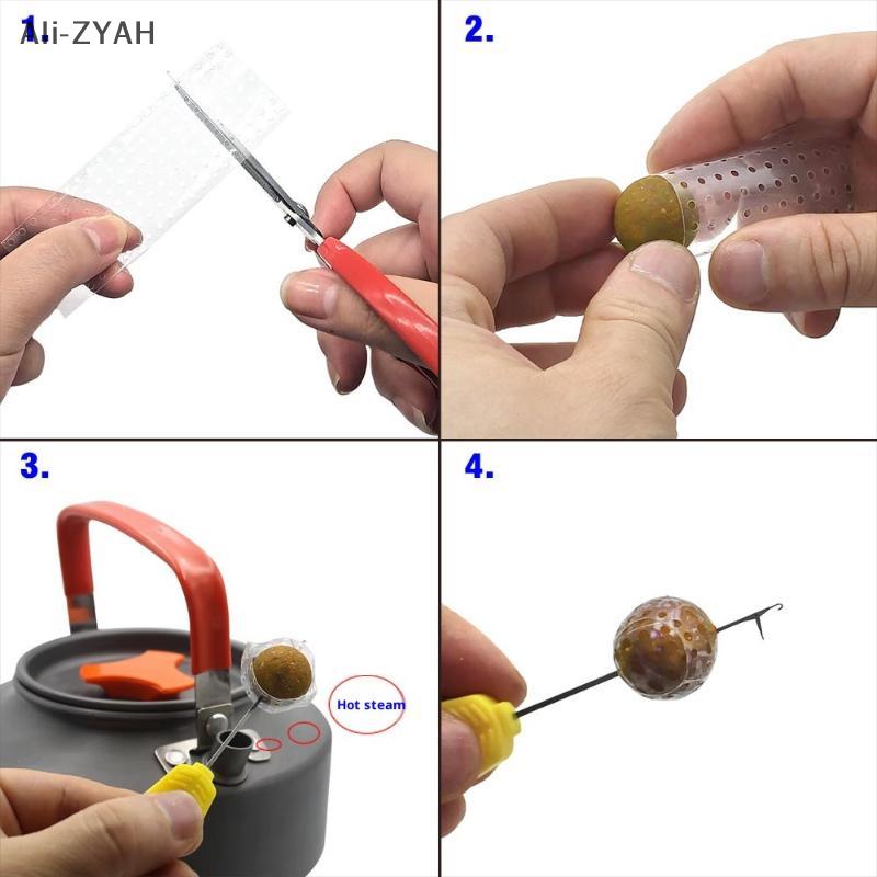 3Pcs Fishing Bait Protector Small Fishing Bobber Stop Anti-biting Heat Shrinking Tube Fish Accessories