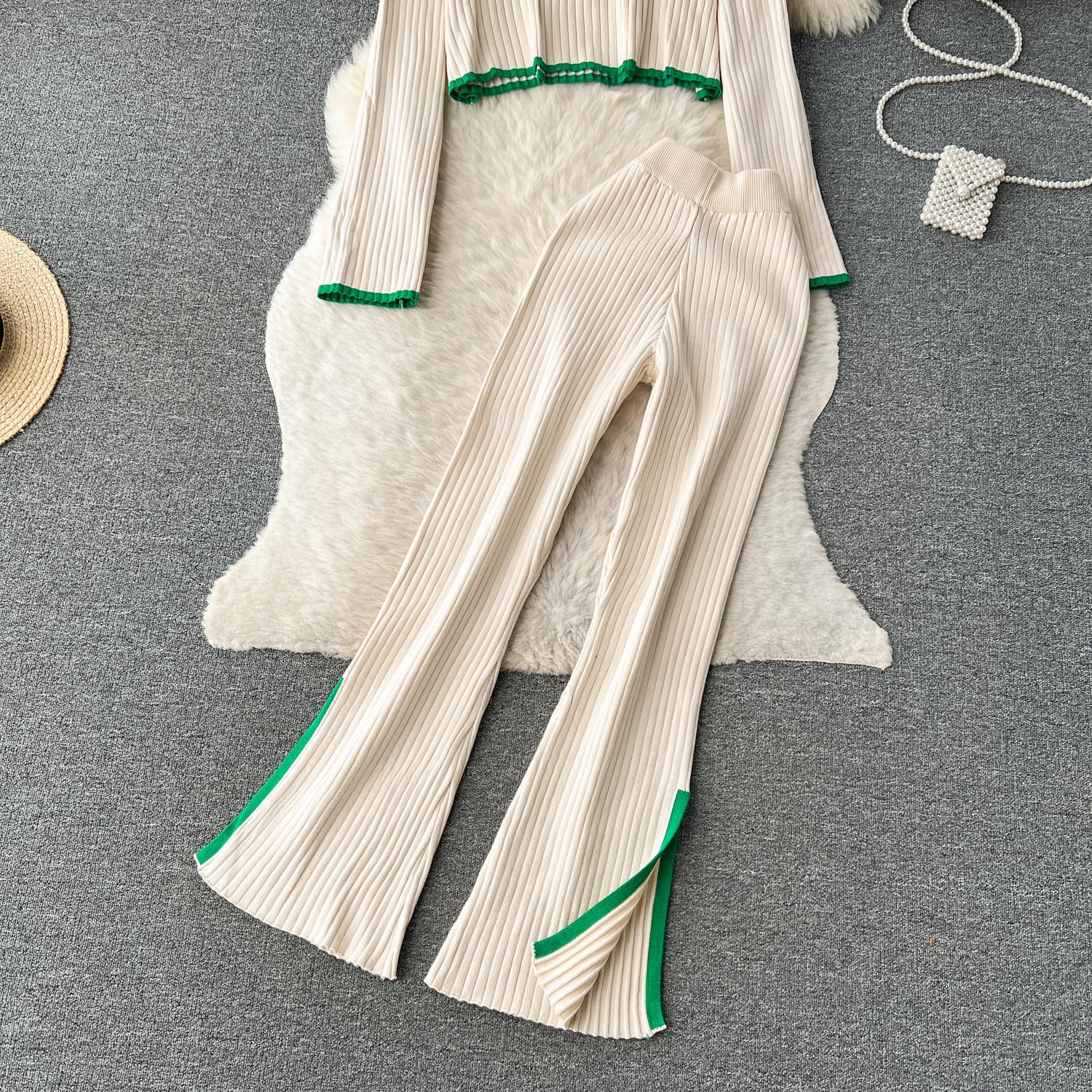 Винтажный вязаный топ с круглым вырезом в стиле Хепберн — фото 18