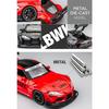 1/22 Toyota Supra GR LBWK Racing Car Toy Alloy Car Diecasts & Toy Vehicles Car Model Sound and Light Model Toys for Children