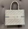 [Usato] Borsa Tote da Libro Grande Capacità Obliqua Fatta a Mano Stampa Integrale Tela Ricamata Borsa a Spalla Tote - Eccellente #IVM077