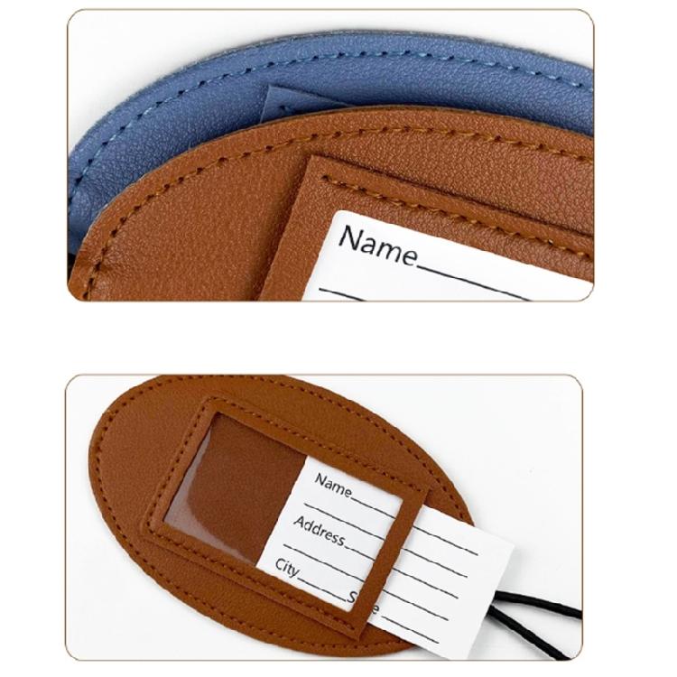PU Baggage Label with Adjustable Elastic Cord Quickly Identify Your Baggage