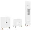 3 Piece Bathroom Cabinet Set ALKMAAR High Gloss White
