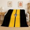 Segnale per Auto da Corsa Mustang Retrò Coperta in Flanella Morbida Calda Coperta Plaid per Camera da Letto Salotto Letto Viaggio Campeggio Picnic Regalo