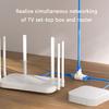 Waterproof 2 Port Ethernet Splitter ABS Texture Networks Adapter Suitable for Stable Connections in Humid Environment