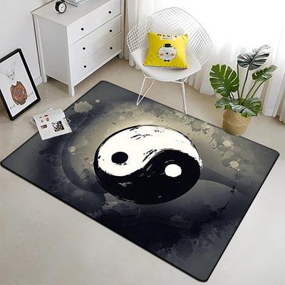Chinese Five Elements Tai Chi Eight Diagrams Carpet Living Room Children's Carpet Home Decor Carpet Door Mat Rugs for Bedroom