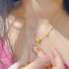 Gold-Plated Butterfly Necklace - Women's Luxury Clavicle Chain Jewelry