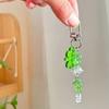 Bag Pendant Plant Phone Chain Four Leaf Grass Phone Charm Backpack Accessories Enhances Your Look with a Touch of Luck