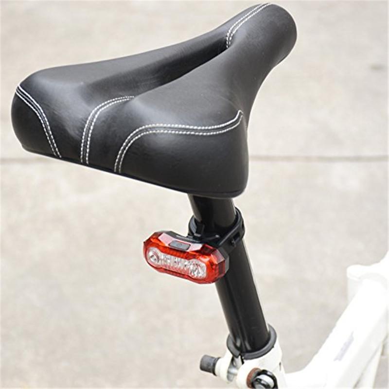 Bicycle Tail Light USB Charging Warning Lamp Waterproof Super Bright Light for Night Cycling