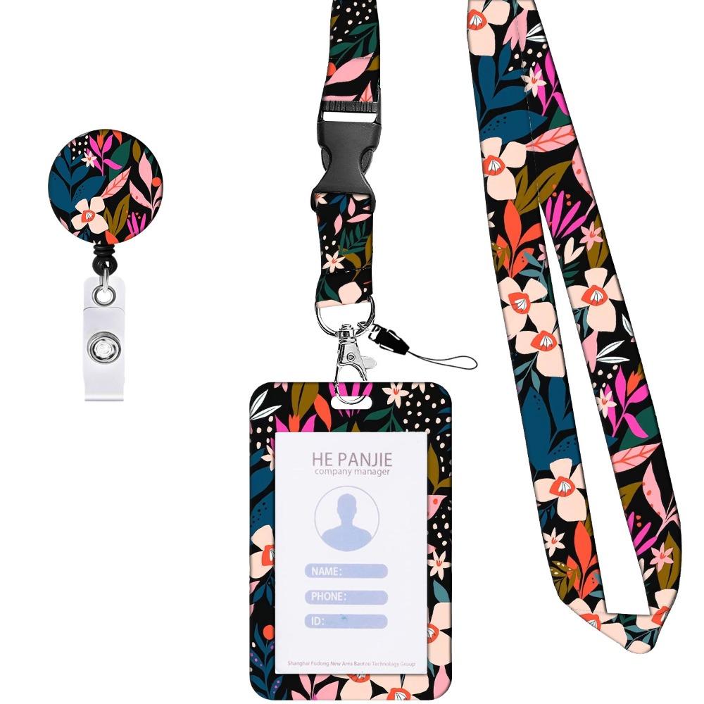 Necklace Strap Working Cards Holder Retractable Badge Card Case  Card Protector