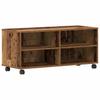 TV-Ständer in Braun 90 x 35 x 40,5 cm Spanplatte