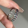 Xiaomi BF CLUB 925 Sterling Silver Ring For Women Jewelry Simple Retro Skull CZ Vintage Handmade Ring Allergy For Party Birthday Gift