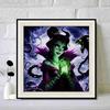 5D DIY Diamond Painting Decorative Evil Witch Full Round Drill Scenery Diamond Embroidery Cross Stitch Kits Home Decor Gift