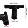 Trampoline T Joint Parts Expansion Fittings Trampoline Enclosure Replacement Trampoline Pole Caps Expansion Fittings Fixed