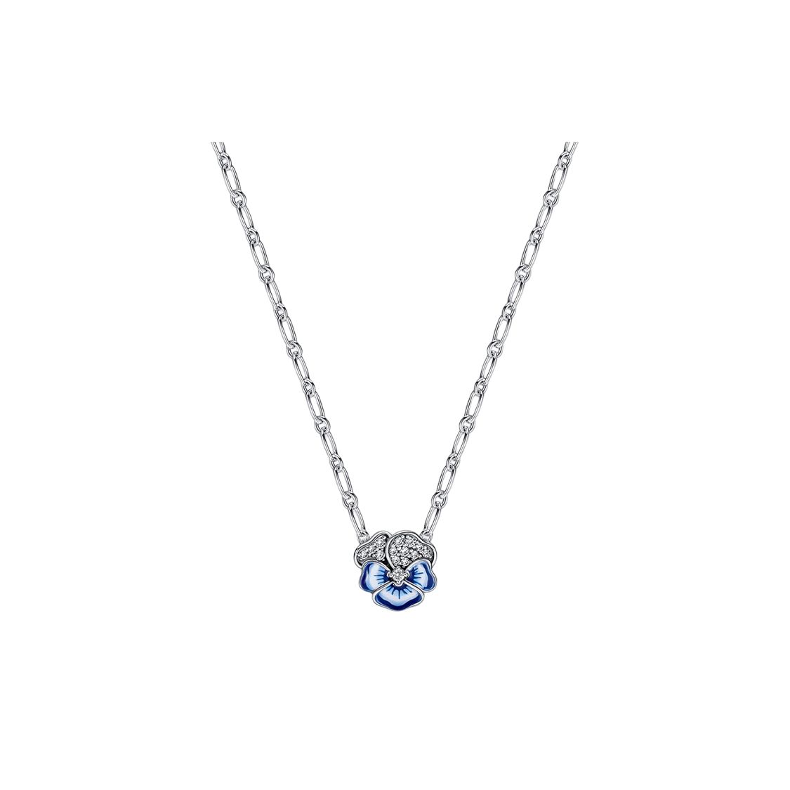 Pandora Fashionable Personalized Trendy Necklace Women necklace Silver 390770C01 Silver,F