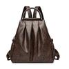 Zaino Stile Pelle Vintage con Manico Superiore e Spallacci Imbottiti