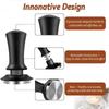 51/53/58mm Calibrated Spring Loaded Espresso Tamper Stainless Steel Barista Coffee Tamper for Portafilter Coffee Machine