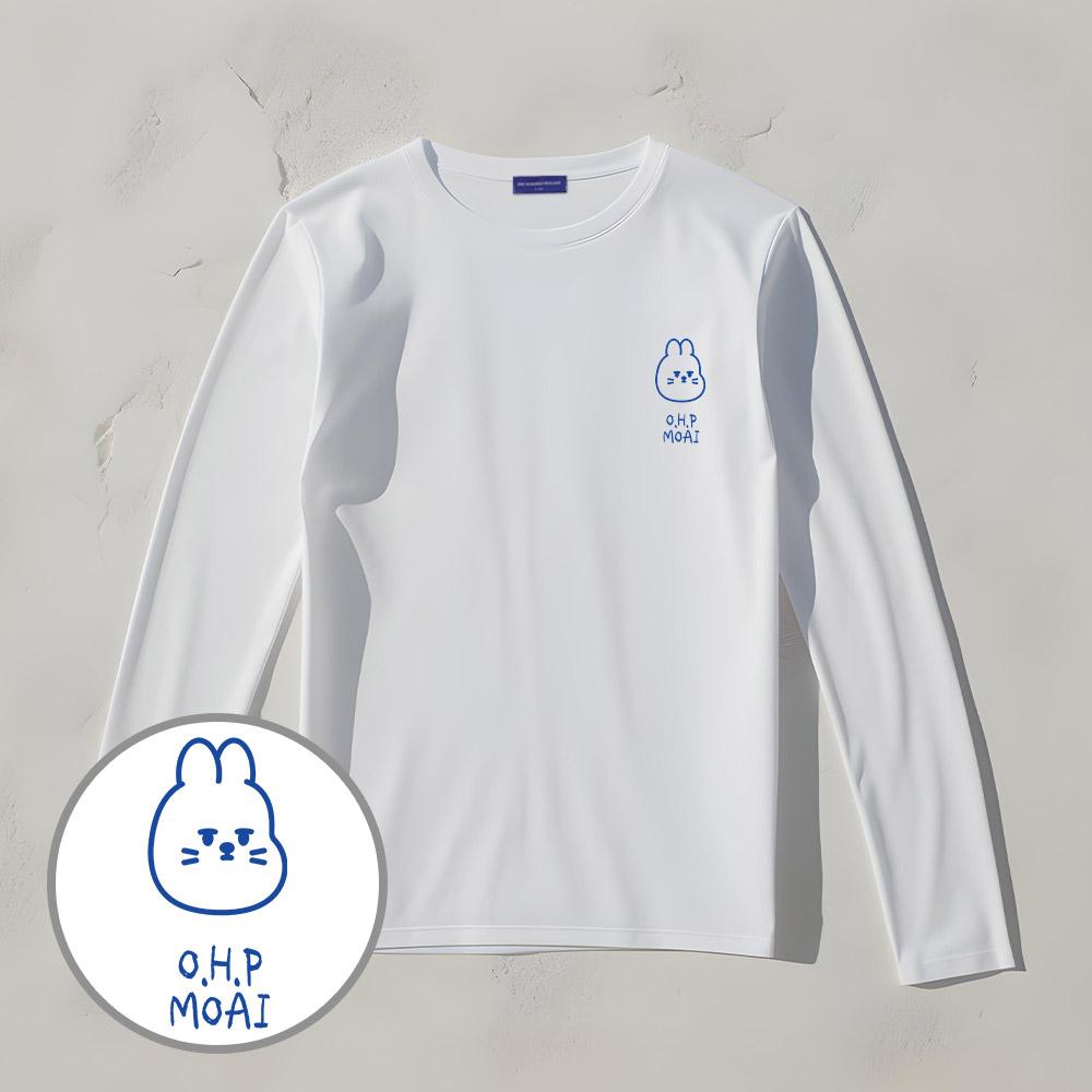 OHP Ohp X Moai Cute Rabbit Basic Long Sleeve T-Shirt