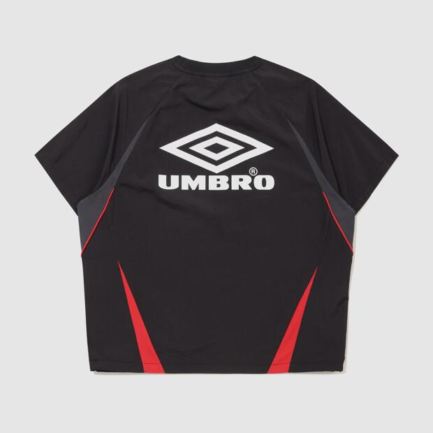 UMBRO Hbl Football Heritage Wappen Short Sleeve Piste Black Ur224Cwt52 (A Type)