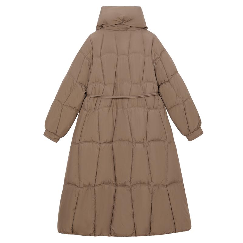 Fashion Woman Winter Coats With Belt Thick Warm Casual Winter Jacket Women's Long Parkas