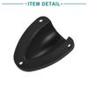 ACROPIX 2.48"x2.28"x0.91" Marine Boat Wire Cover Transducer Wire Cable Cover Clam Shell Vent Wire Cover Black - Pack of 2