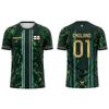 T-shirt Football Soccer National Flag United Kingdom England UK 3D Print CHEER JERSEY Short Sleeve Training Round Neck Sport Uniform Unisex Men Women