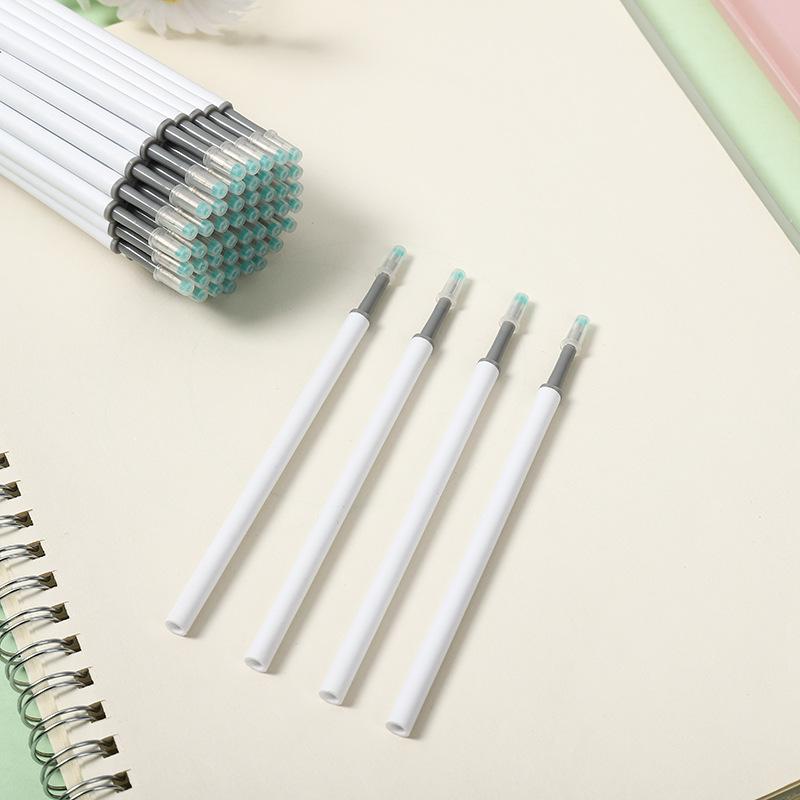 White Retractable Pen Refill 0.5mm, Black K35 Bullet Tip, Red/Blue, Office Signature Pen