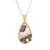 Cloisonné Enamel Necklace with 24K Gold-Plated Copper and Imitation Hetian Jade Pendant: Chinese Style Qipao Hanfu Accessory