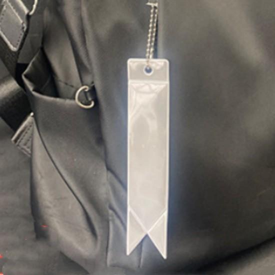 5 шт./набор Светоотражающий брелок «Звездная ночь» - Креативный ПВХ Светящийся Безопасный Шарм для Сумки для Рюкзаков Велосипедного Снаряжения Ночной Предупреждающий Брелок