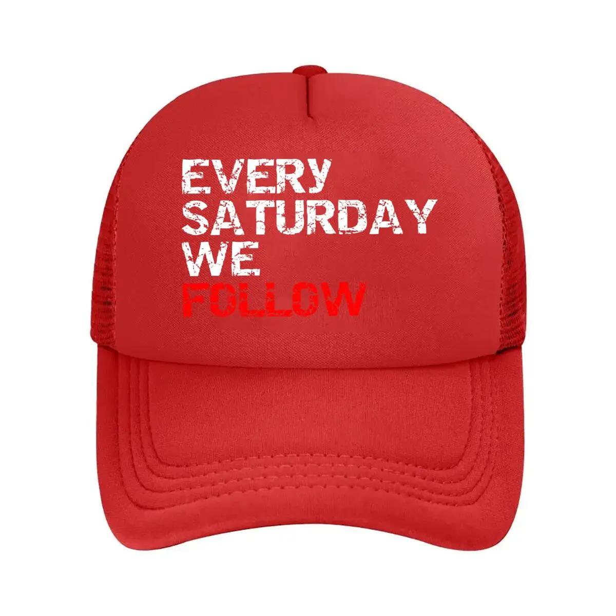 Every Saturday Motivational  Themed Event Text Art Mesh Baseball Cap One Size