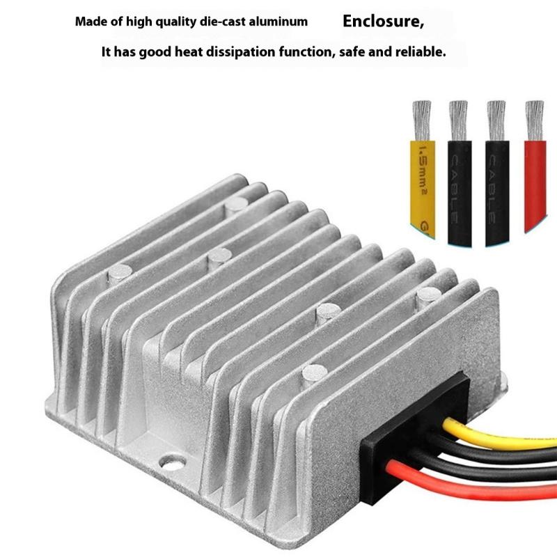 DC12V To 24V 5A 120W Boost Converter Voltages Regulator Waterproof Shockproof Design For Automotive Outdoor Application