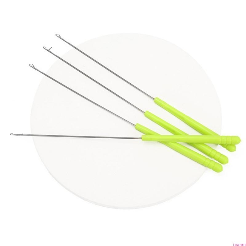 5PCS Plastic Handle Crochet Needle Hook for Hair Braiding, Crochet Hook