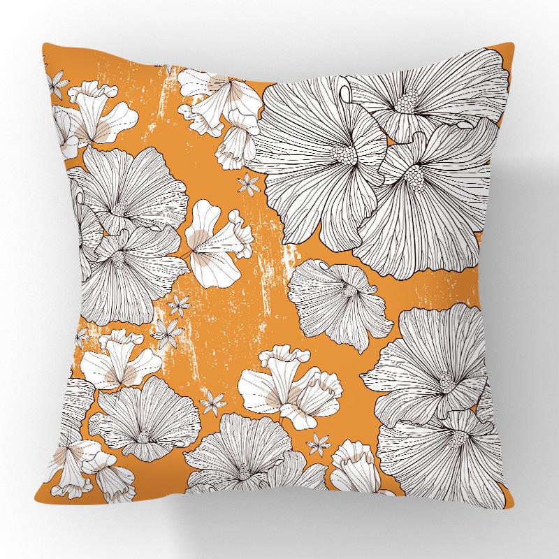 

45*45cm Decorative Sofa Pillow Cover Print Soft Cushion Cover Home Pillowcase for Living Room Bedroom Sofa Easter Day Decoration 450mm*450mm