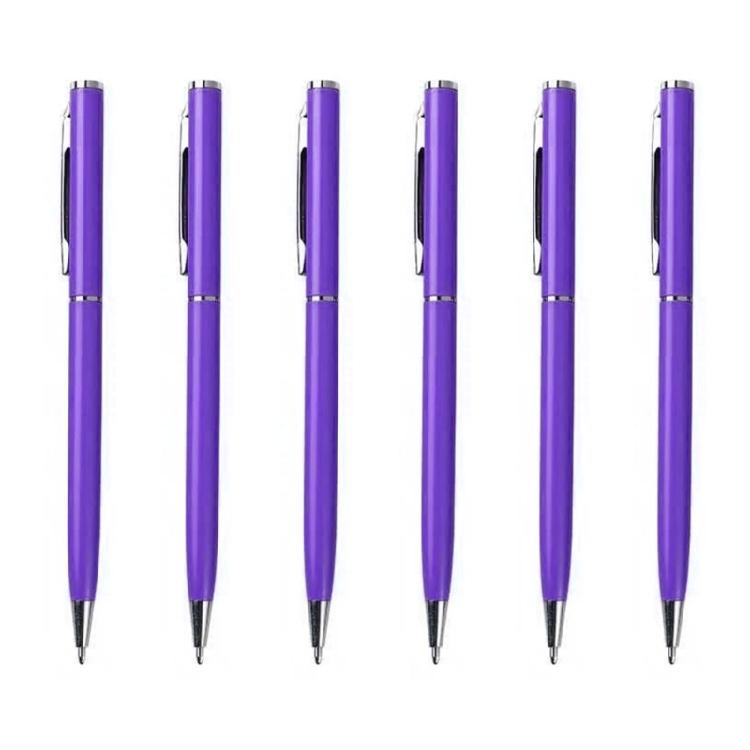 

6Pieces Office Signature Pen Smooth to Write Guest Sign In Pen 1 фиолетовый