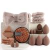 12/20Pcs Makeup Sponge Headband Set Cosmetic Puff Beauty Egg Foundation Sponges Wrist Bands Women Make Up Accessories