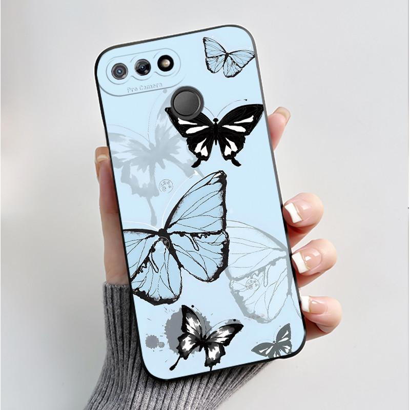 Printed Phone Case For Itel P15 A35 A25 PRO Fundas Capa Soft Silicone Black Shell for ITEL A25 Cover Cute Flower Cartoon Casing