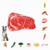 Juguete masticable duradero de lona para perros con diseño de verduras para horas de diversión