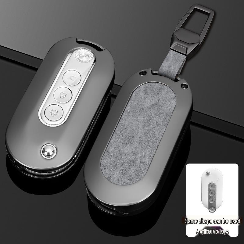 Capa de Chave Transparente Inspirada no Gameboy para Wuling Hongguang MiniEV Macaron