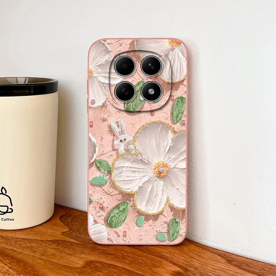 For Poco M8 Pro Case Cute Design Shockproof Phone Protector Soft Liquid Silicone High Quality Back Cover For Poco M 8 M8Pro Capa