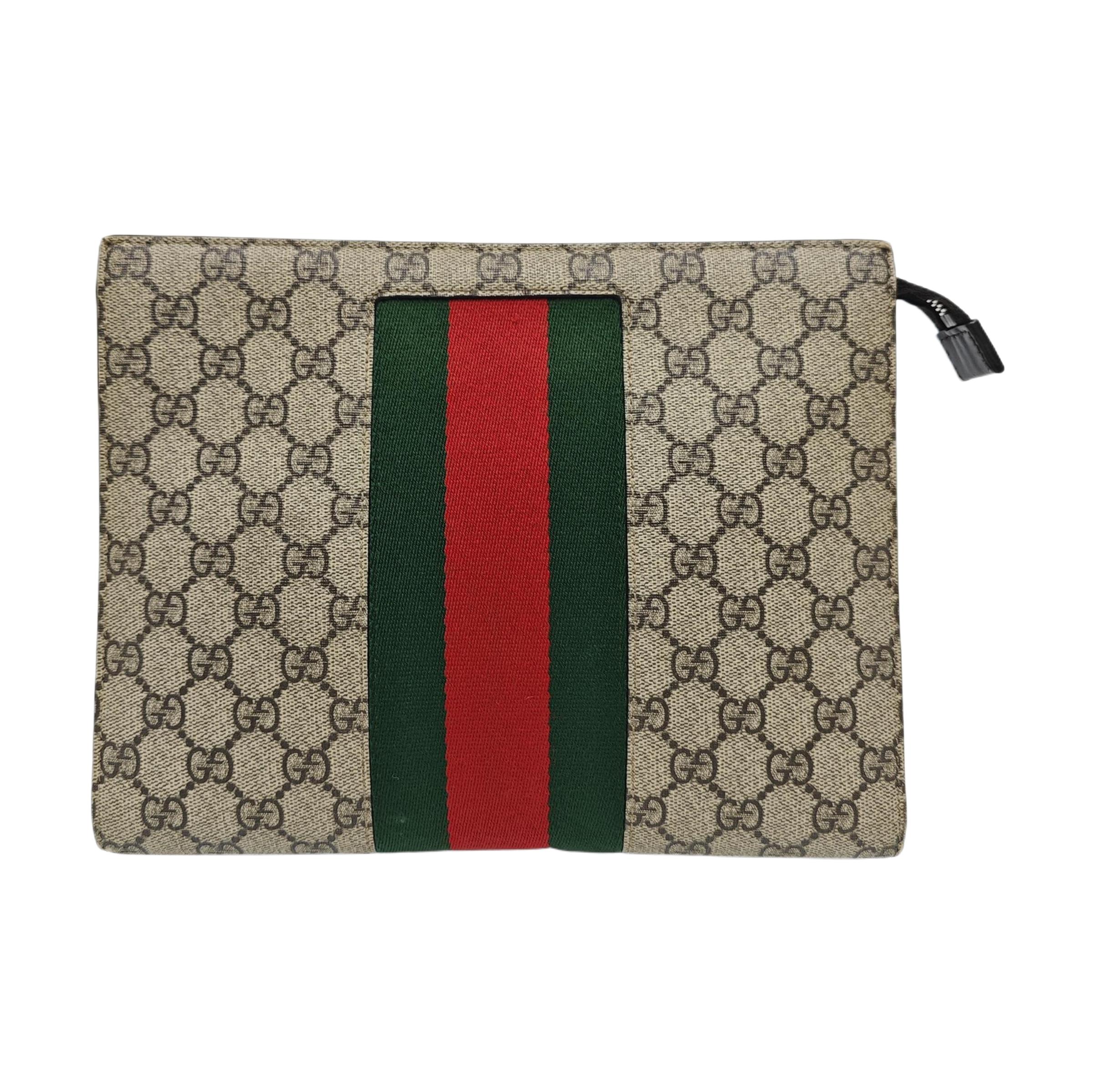 [Pre-Owned] GG Supreme Vintage Logo Stripe