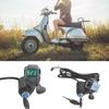 E‑Bike Thumb Throttle LCD Display Digital Battery Voltage Power Switch for Electric Vehicle