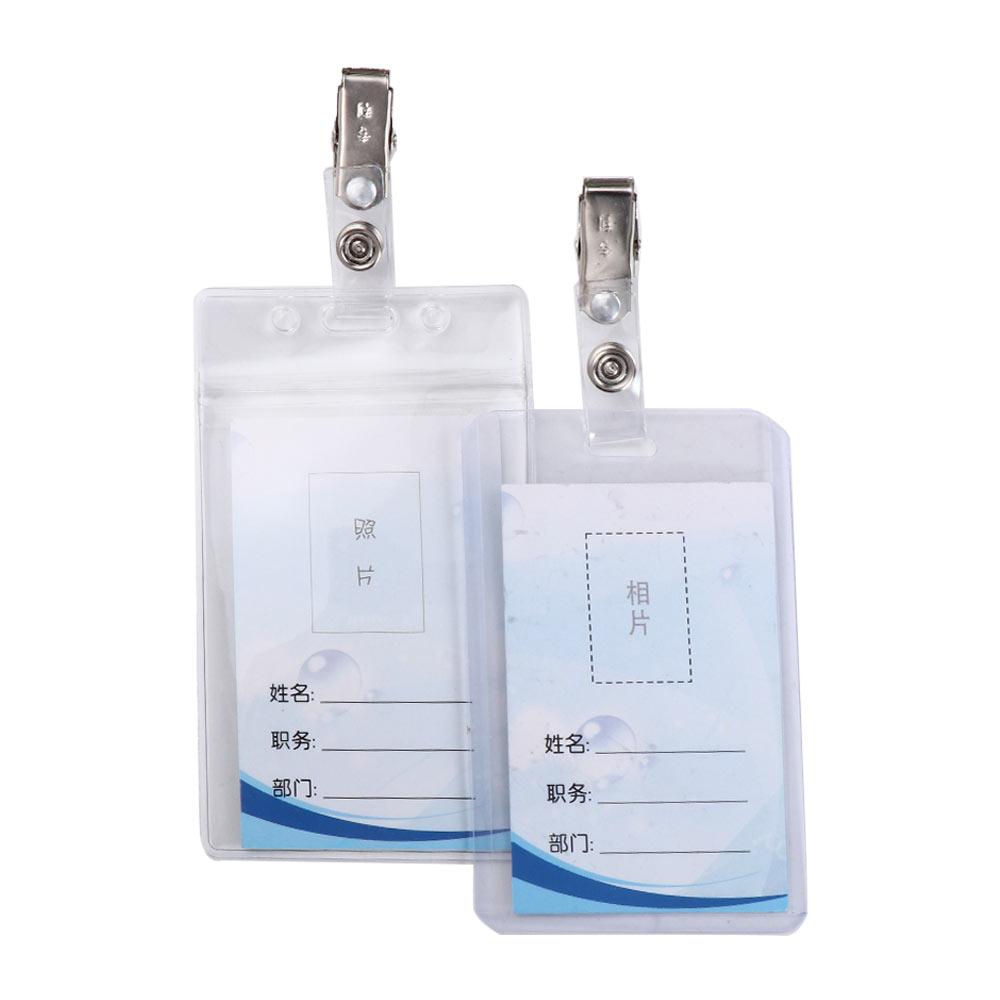 Certificate Access Card Office Supplies Work Card Protection Cover Badge Holders Work Card Holder