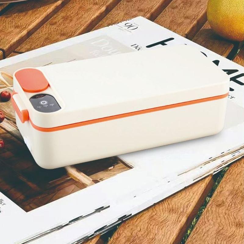 Battery Powered USB Charging Electric Lunch Box With Double Mode Heating And Insulation For Car Use