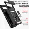 For Google Pixel 8A Case Car Magnetic Holder Ring Phone Case For Google Pixel 8 9 Pro Slide Camera Shockproof Armor Back Cover