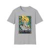 Dragon Ball Z Goku Super Saiyan Japanisches Retro-Poster Übergroßes T-Shirt | Unisex Anime Streetwear Tee