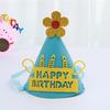 Korean Baby Bow Birthday Hat for 1-Year-Olds - Cake Decoration Accessory