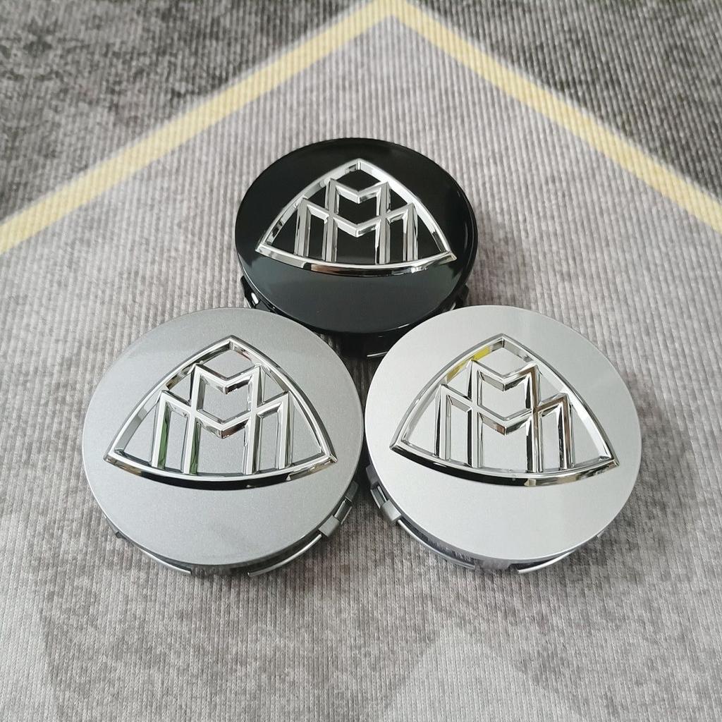 4 pieces 75MM Car Wheel Rims Center Hub Caps For Mercedes Benz Maybach W222 S600L S400L S450 S560 S480 Auto Accessories