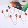 Gift Brooches Snowman Christmas Tree Enamel Badges Christmas Jewelry Christmas Brooch Xmas Pins