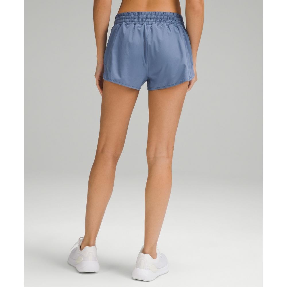Lululemon Hotty Hot High Rise Lined Short 2.5  Oasis Blue