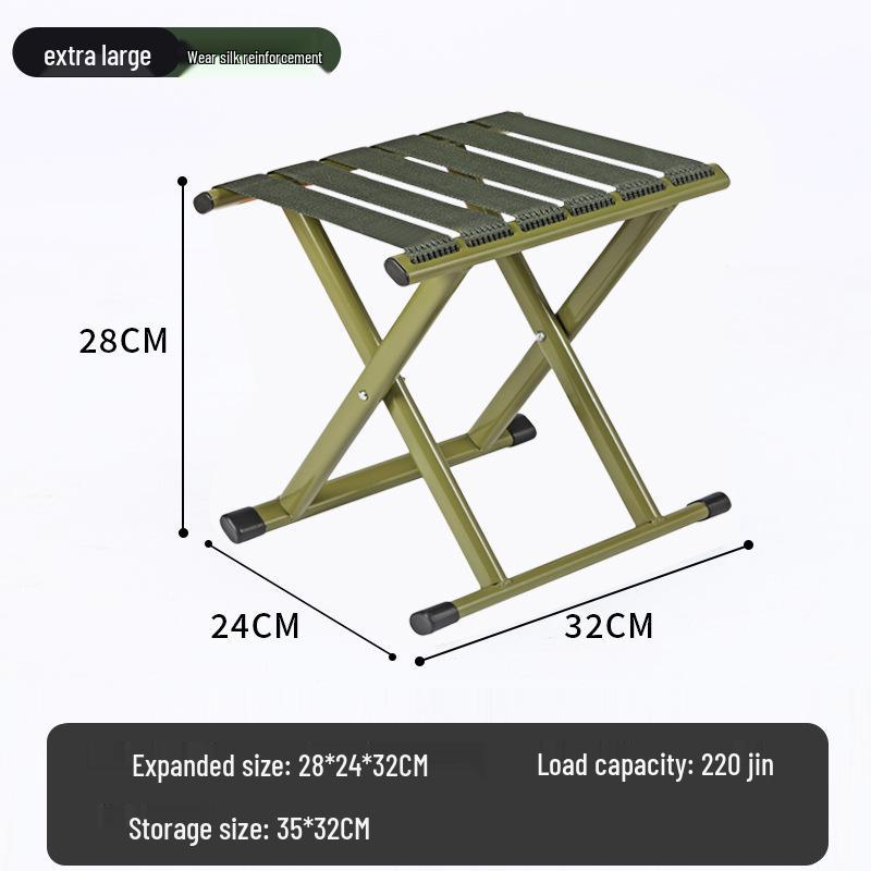 Portable Folding Stool for Outdoor and Household Use