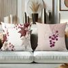 Floral Grape Pillow Set For Cozy Home Decor Polyester pillowcase, sofa decorative cushion cov Headboard Pillow